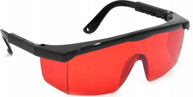 PRO OKULARY DO URZĄDZEŃ LASEROWYCH - CZERWONE LG-R (1 SZT)