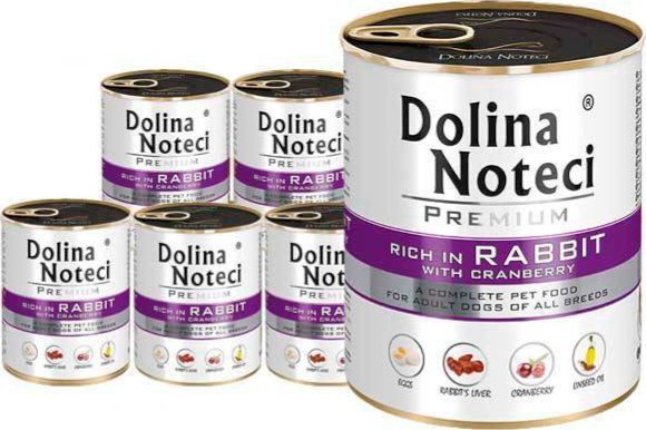 Dolina Noteci Dolina Noteci Premium Królik z żurawiną 24x800g