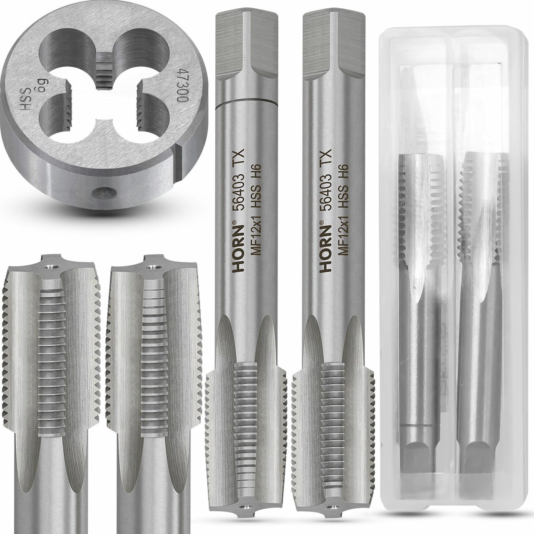 ARTPOL ARTPOL KOMPLET GWINTOWNIKÓW RĘCZNYCH M12x1,00mm 2szt.