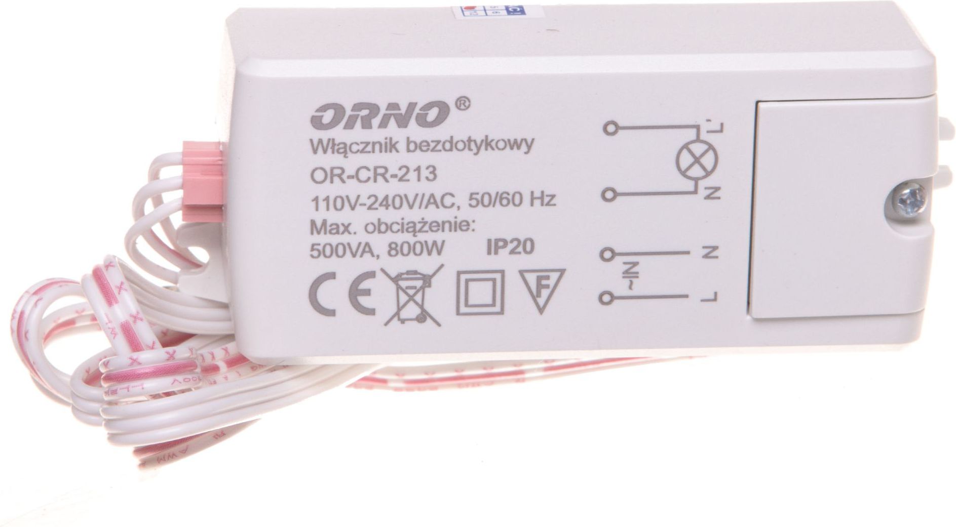 Orno Włącznik bezdotykowy 5A 800W 110-240V AC (OR-CR-213)