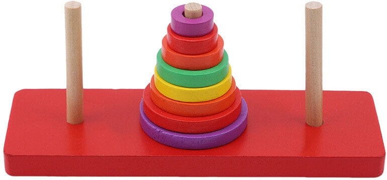 TG50053 KLOCKI DREWNIANE UKŁADANKA STOŻEK sorter piramida