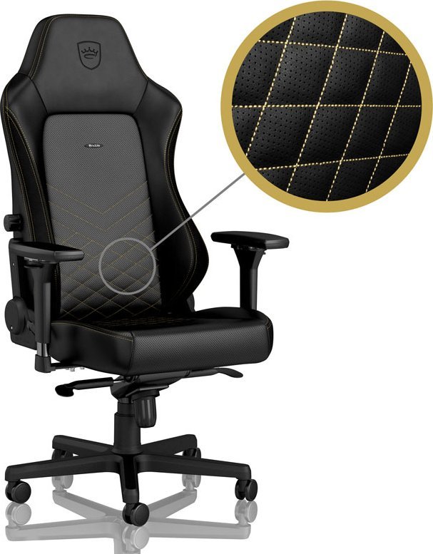 Fotel Noblechairs HERO - black/gold (GAGC-116)