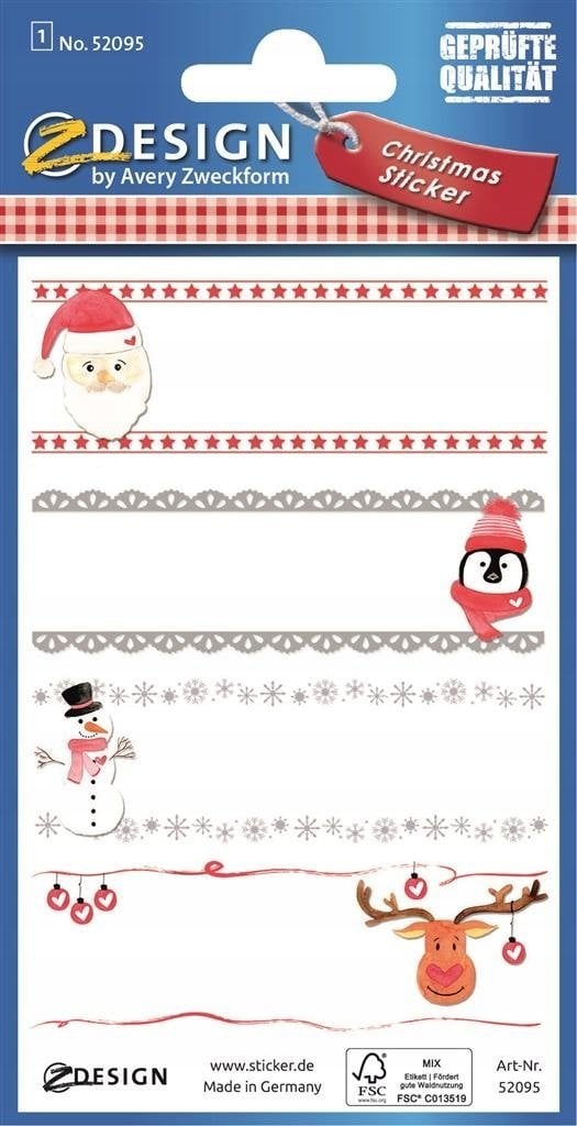 Teka Naklejki brokatowe - do opisu ręcznego