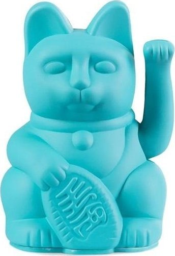 Figurka Tokyo Design Studio Kot szczęścia mały turkusowy
