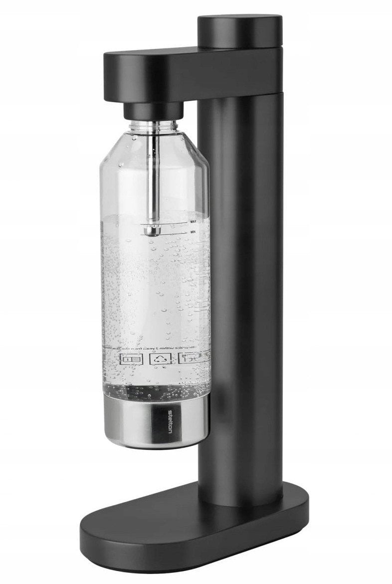 Stelton Brus Carbonator black metallic