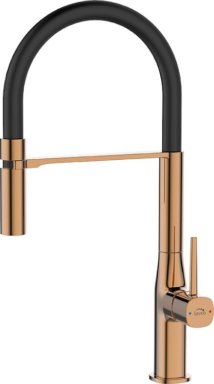 Bateria kuchenna Laveo Pola stojąca różowe złoto (BAP_878D)