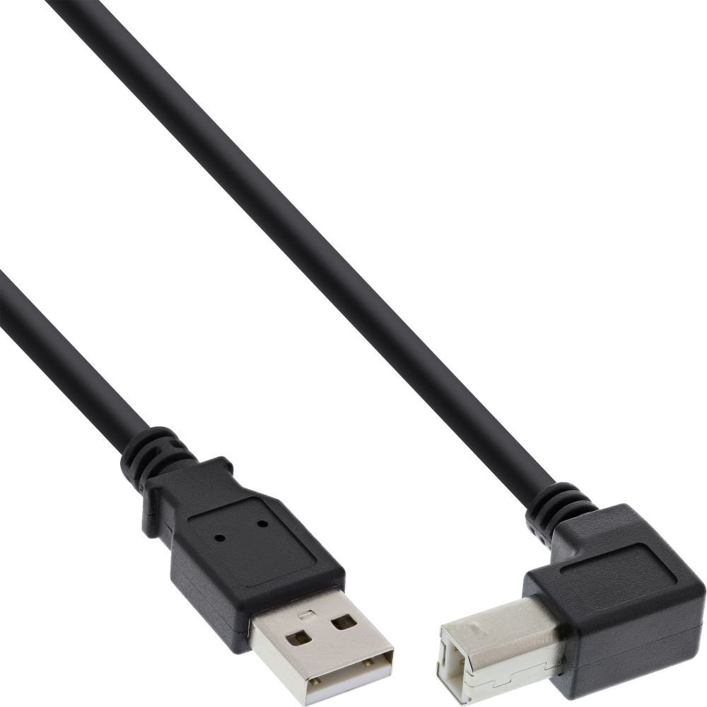 Kabel USB InLine USB-A - USB-B 3 m Czarny (34535U)