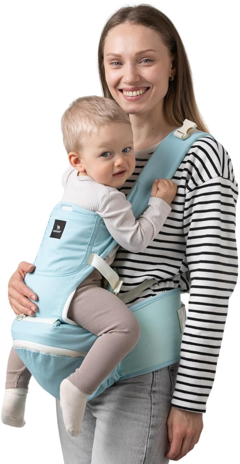 Nosidełko dla Dziecka Nosidło Ergonomiczne na Plecy Miejskie 100% Bawełna