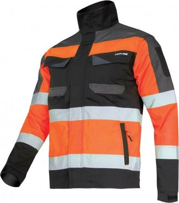 Lahti Pro Kurtka Ostrzegawcza Czarno-pomarańczowa 3XL (L4041206)