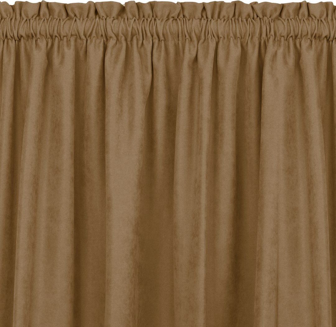 Homede Zasłona MILANA jasny brąz szenila 136x270 HOMEDE