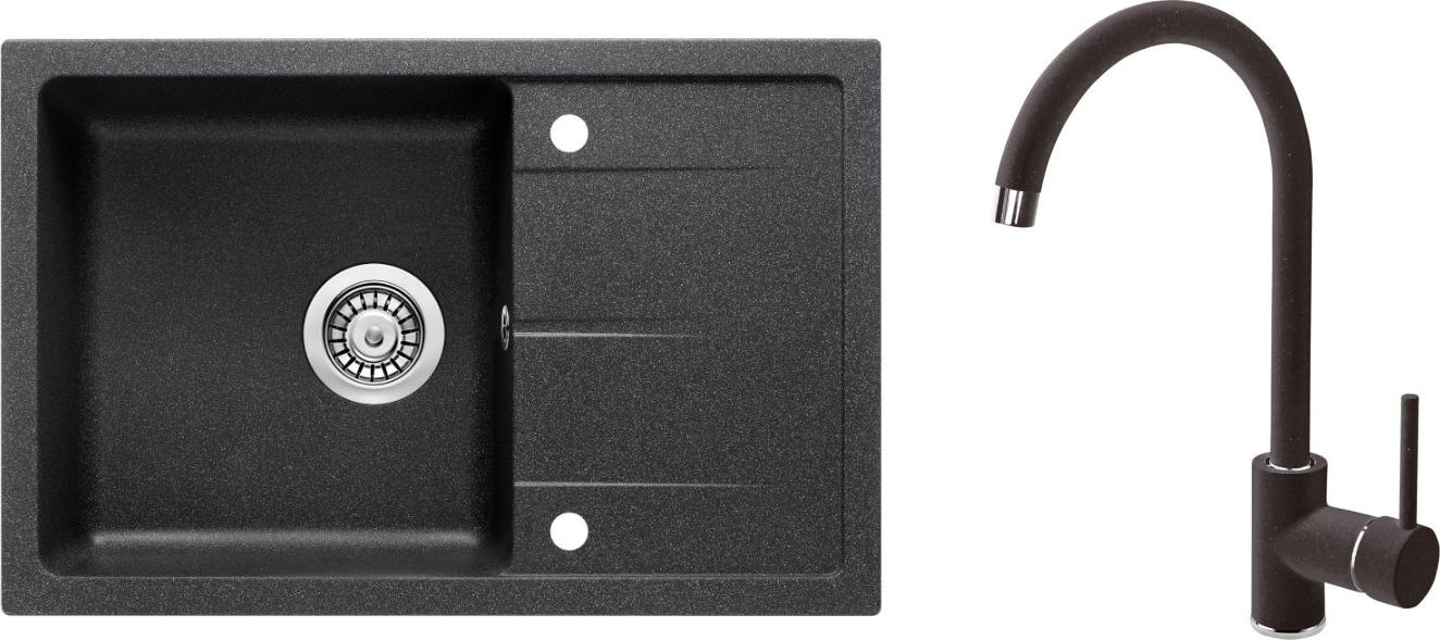 Zlewozmywak Deante Deante Deante Zlewozmywak stalowy + bateria zlew. stojąca + osprzęt