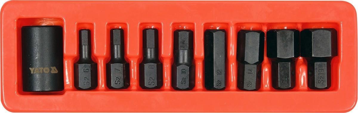 Yato YATO KLUCZE HEX / IMBUSOWE UDAROWE 8 elem. 10662
