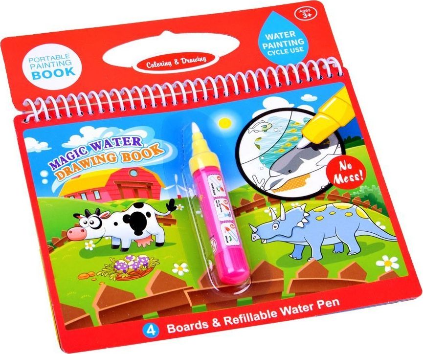 Kolorowanka wodna z pisakiem zwierzęta ZA2996