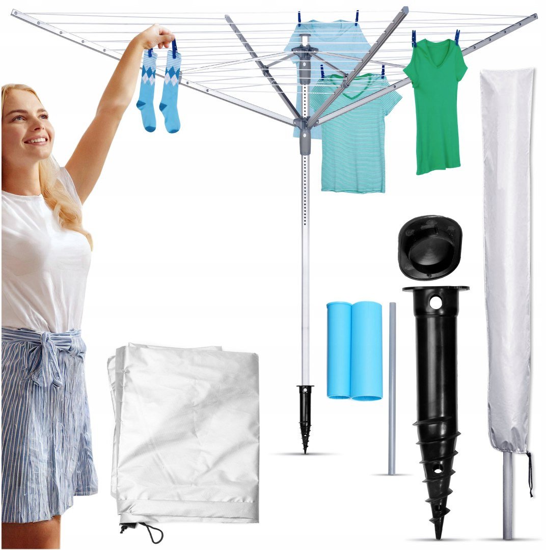 Suszarka ogrodowa obrotowa na pranie Gobi