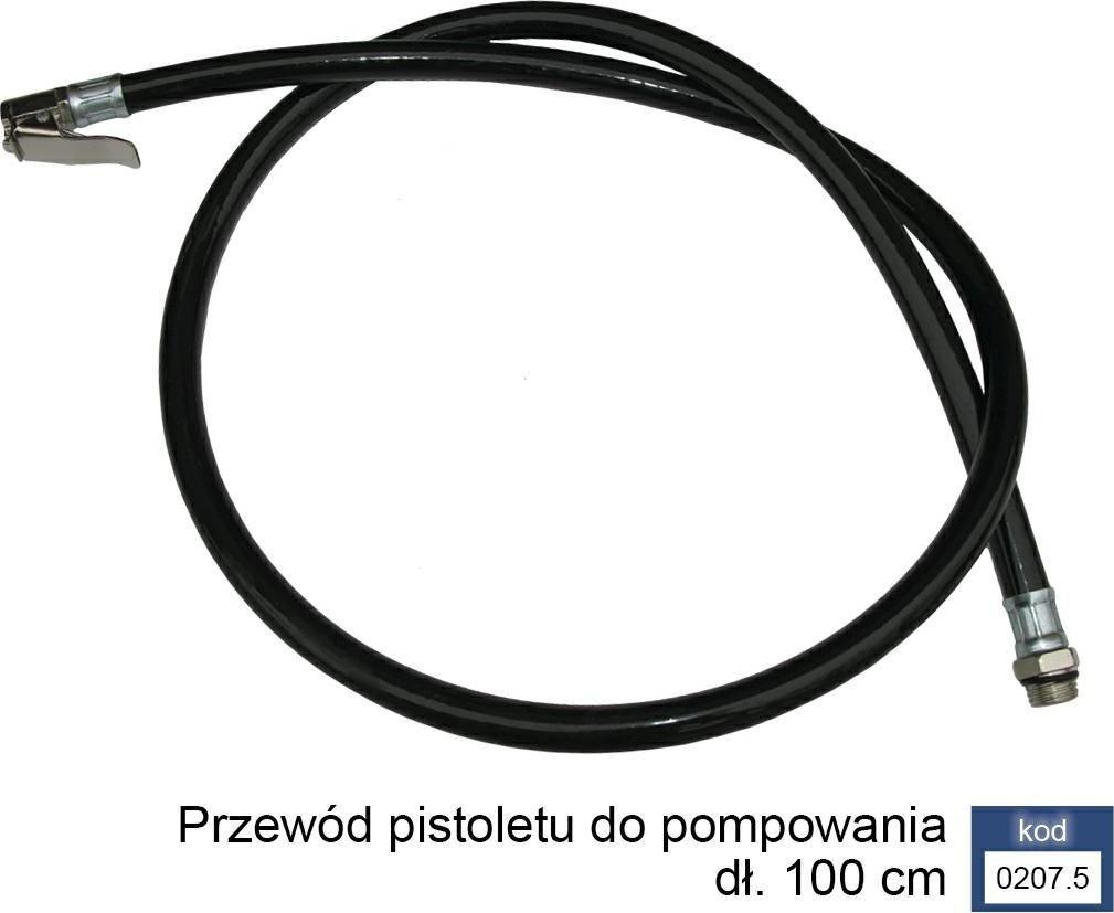 Adler ADLER WĘŻYK DO PIST. Z MANOMETREM 100cm MAR0207.5