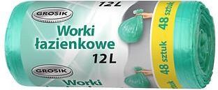 Grosik Worki na śmieci łazienkowe 12L 48 sztuk - ZZA388200