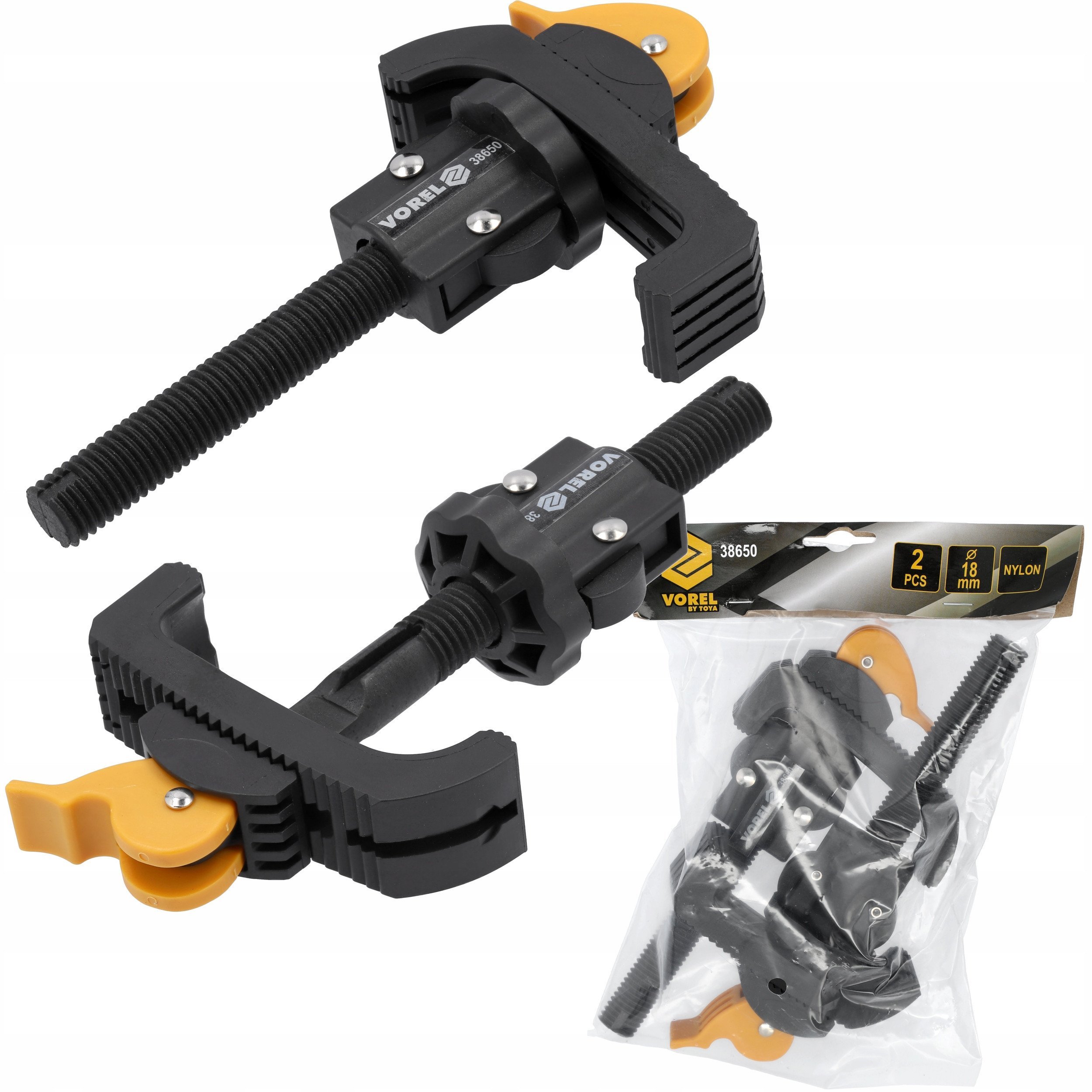 VOREL ŚCISKI DO STOŁÓW WARSZTATOWY kpl.2szt.