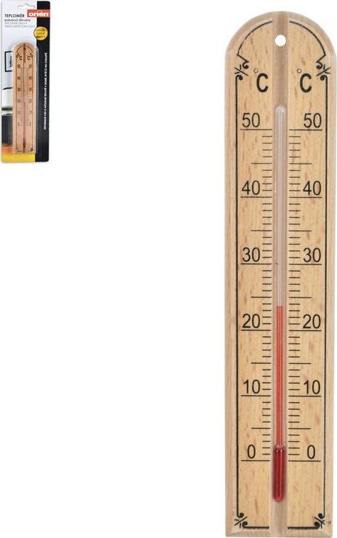 Orion Termometr pokojowy DREWNO