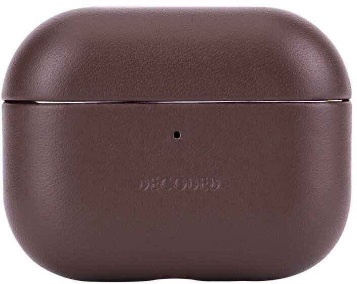 Decoded Leather Case - skórzane etui ochronne do AirPods Pro 3 (chocolate)