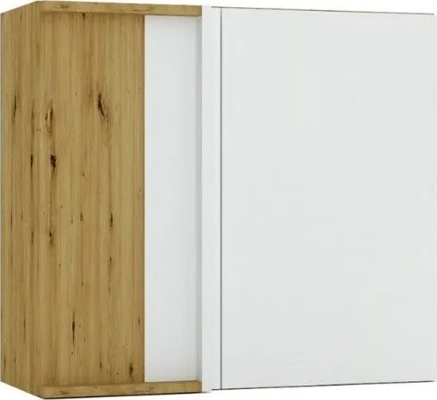 Stolkar Szafka kuchenna narożna ISABEL WNP80 P/L szary mat/dąb artisan STOLKAR