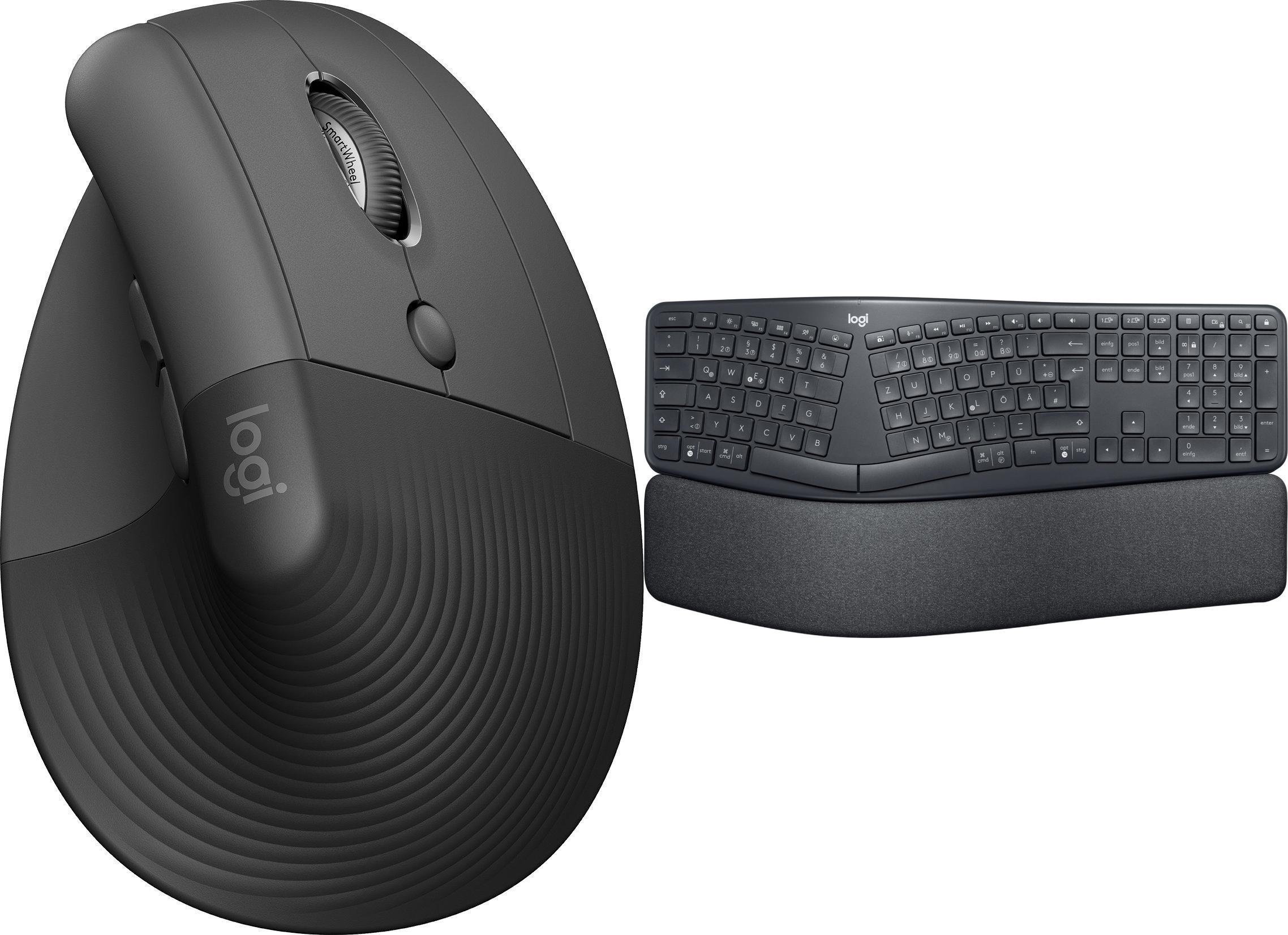 Mysz Logitech Lift Graphite (910-006473) + Ergo K860 (920-010108)