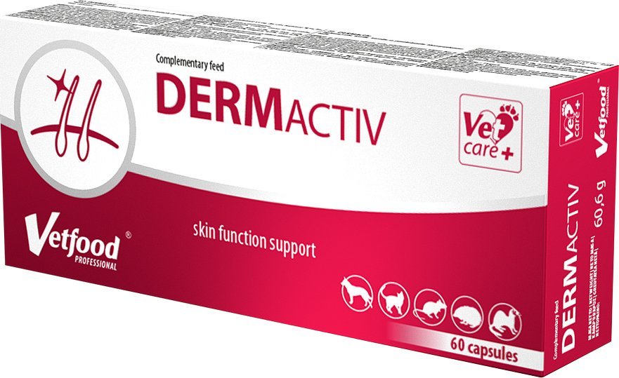 Vetfood VETFOOD DERMActiv 60 kapsułek