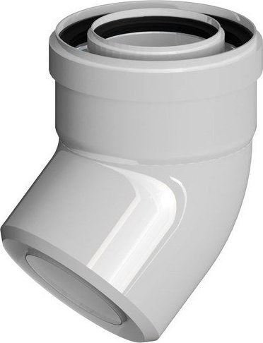 Onnline KOLANO KON.PP-AL 45°DN80/125 USZ.ONNLINE