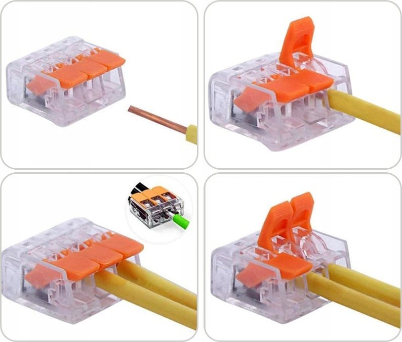 Rosfix SZYBKOZŁĄCZKI NA DRUT LINKĘ LINKA 90 SZTUK ROSFIX
