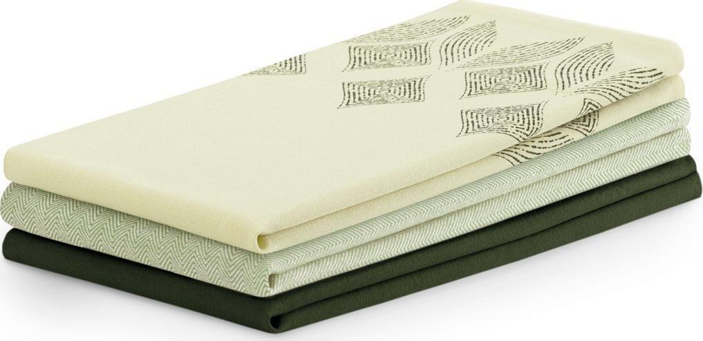 AmeliaHome KIT/AH/LETTY/MIX/STAMP/OLIVES/3PACK/50X70