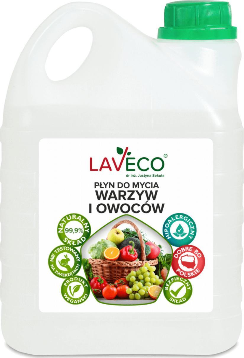 LAVECO LAVECO Naturalny płyn do mycia warzyw i owoców 2 l
