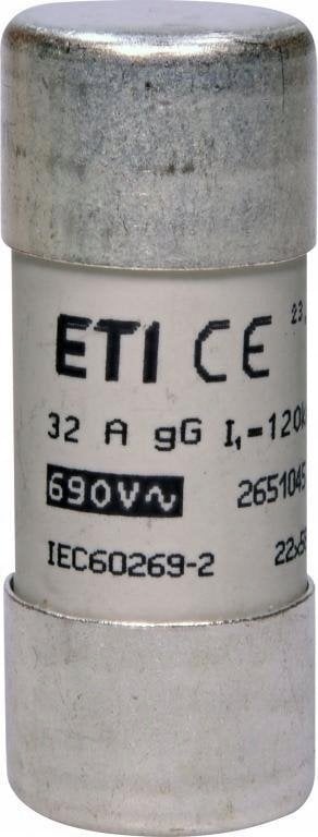 Wkładka topikowa cylindryczna CH22x58 gG 32A/690V 002651045