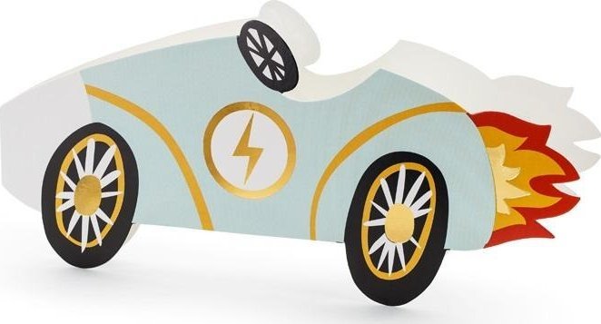 KUKARTKA Zaproszenia Autko 6szt