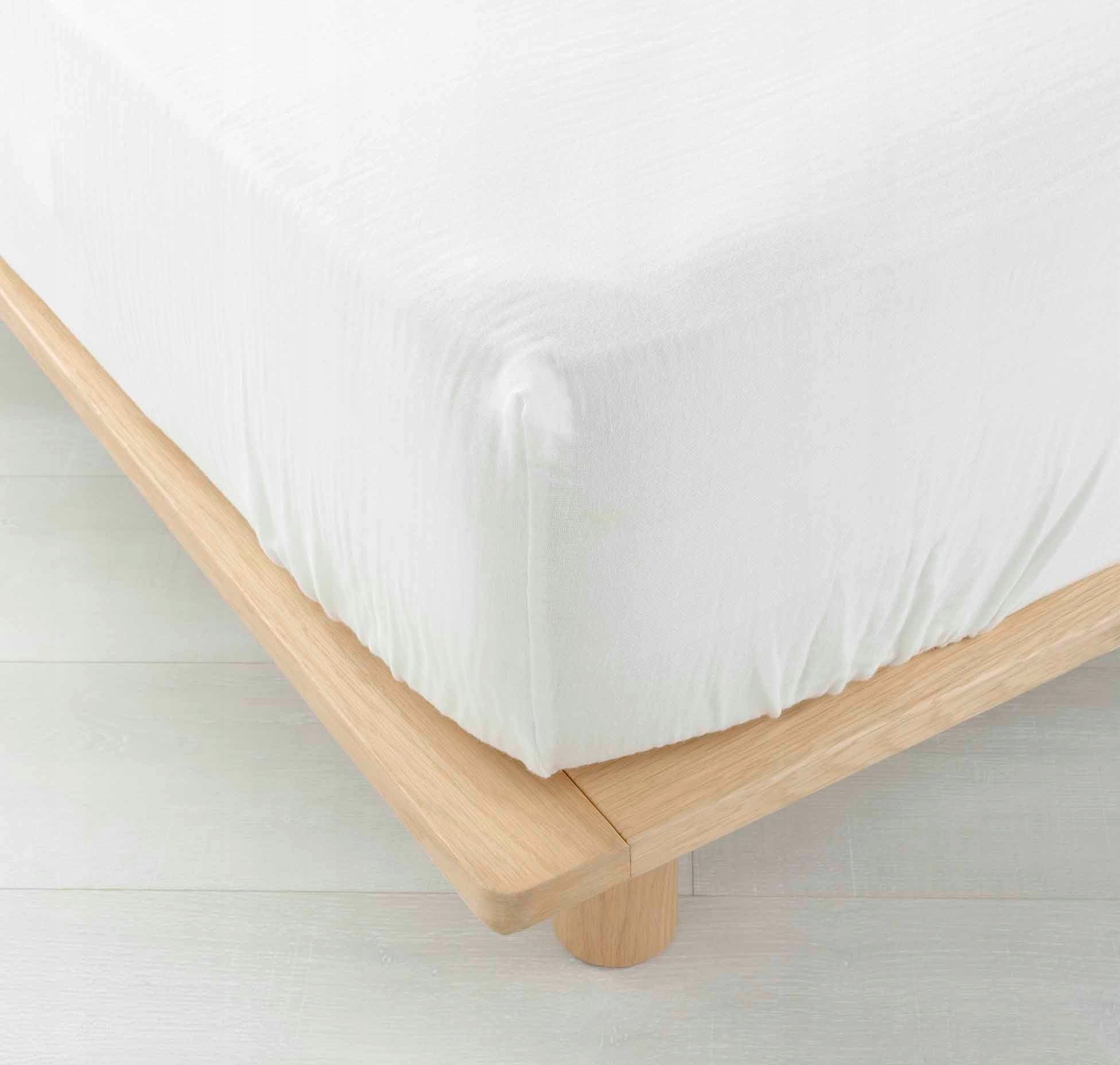 Douceur d`Interieur Muślinowe prześcieradło na gumce ANGELIA, 140 x 190 cm