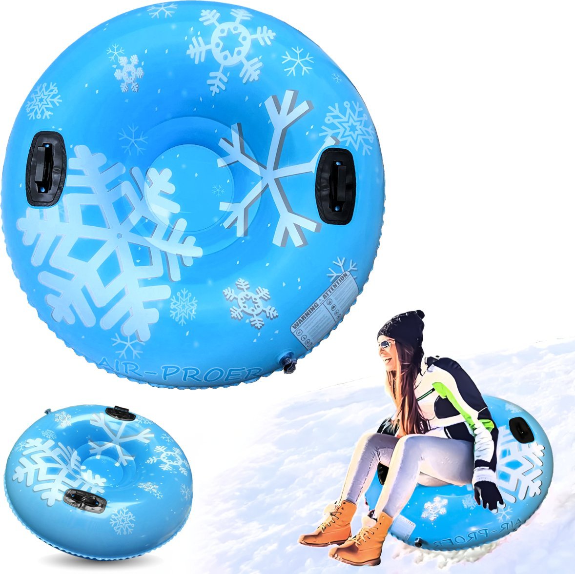 Heckermann Sanki dmuchane Heckermann Niebieskie