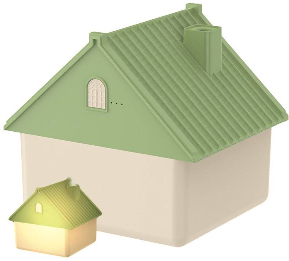 Nawilżacz dyfuzor powietrza aromaterapia jonizator domek usb duży 1l