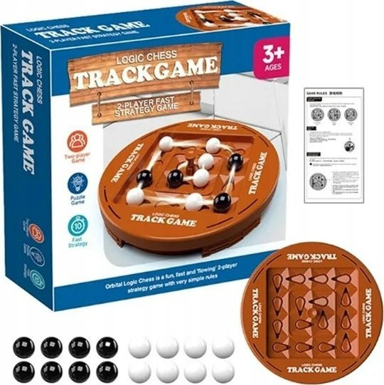 Gra planszowa, strategiczna Szachy Logiczne "Track game" 4 W Rzędzie