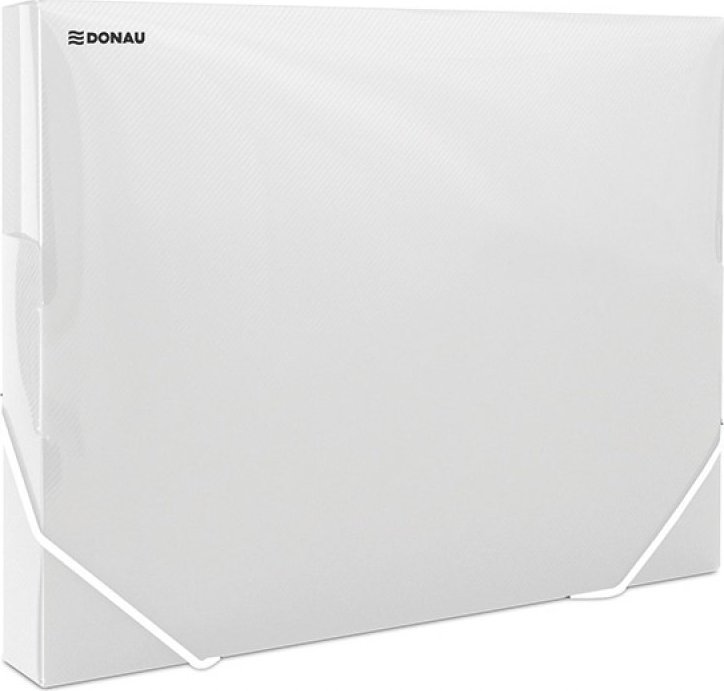 Donau Teczka z gumką przestrz. DONAU, PP, A4/30, 700mikr., transparentna