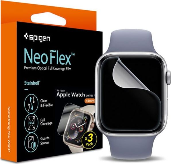 Spigen Folia ochronna Neo Flex x3 do Apple Watch 4 (44mm) uniwersalny