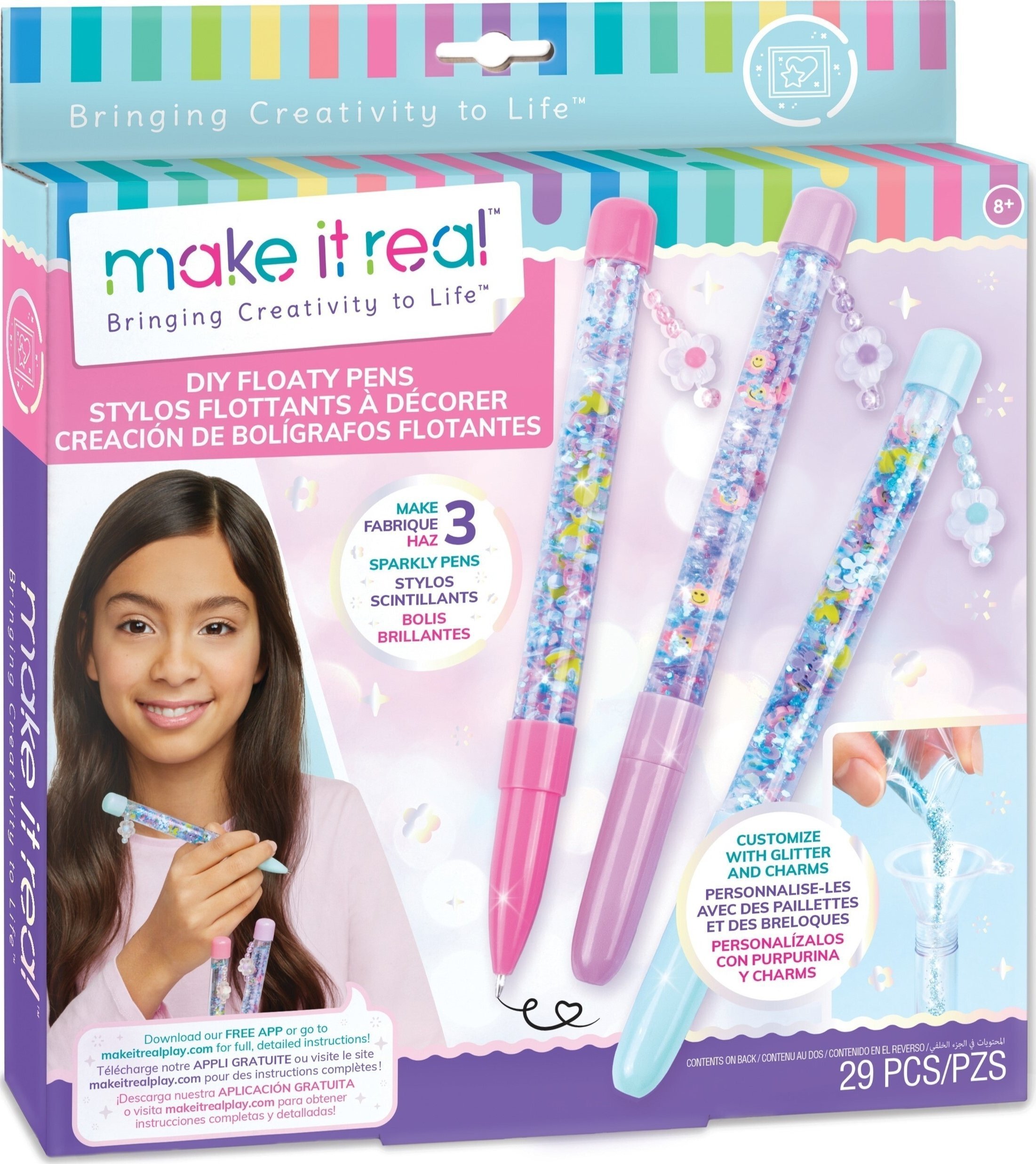 Make it real MAKE IT REAL DIY Kit Floaty Pens