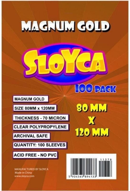 Koszulki Magnum Gold 80x120mm (100szt) SLOYCA