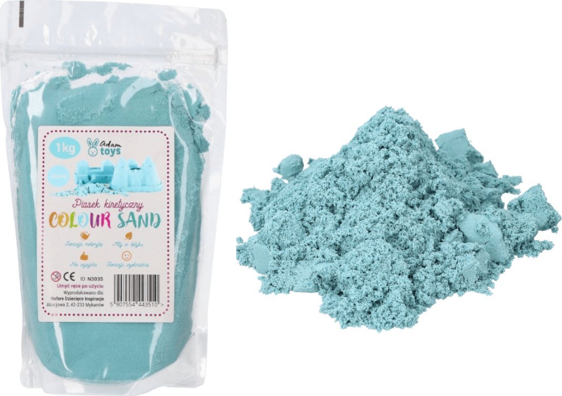 Nefere Piasek kinetyczny ColourSand - 1kg - niebieski