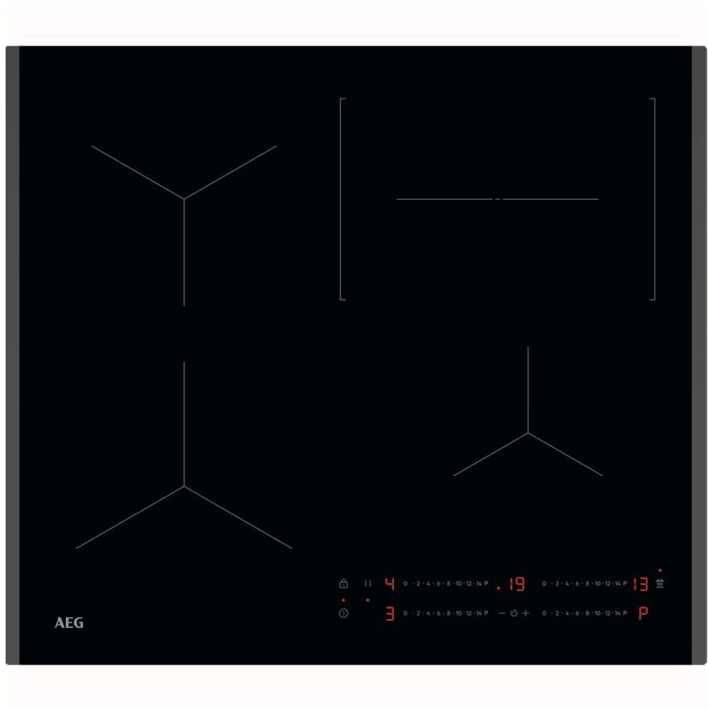AEG 5000 Series Hob2Hood platums 59 cm melna - Iebuvejama indukcijas plits virsma TO64IC0SFB (7333394076003)