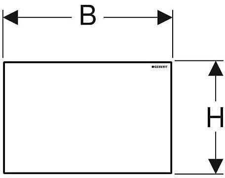 Zaślepka otworu rewizyjnego Geberit Sigma, biały-alpinStelaże/przysiski