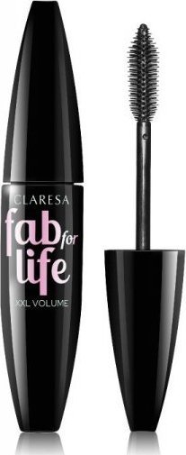 Claresa CLARESA Tusz do rzęs FAB FOR LIFE - efekt sztucznych rzęs - 01 deep black 12ml