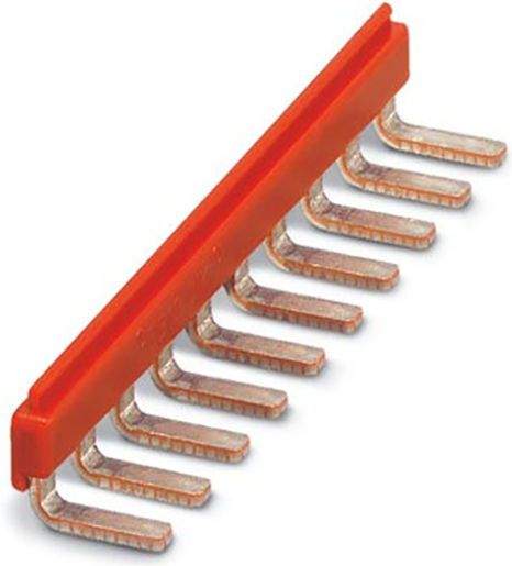 Phoenix Contact Mostek wtykany 10-torowy raster 6,15mm czerwony EB 10- DIK RD (2716774)