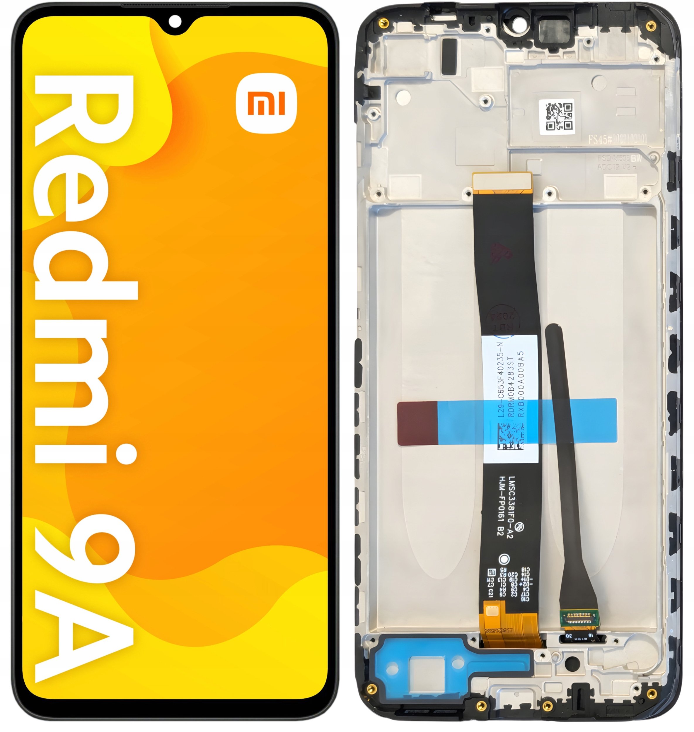 WYŚWIETLACZ EKRAN LCD SZYBKA DOTYK DO XIAOMI REDMI 9A RAMKA