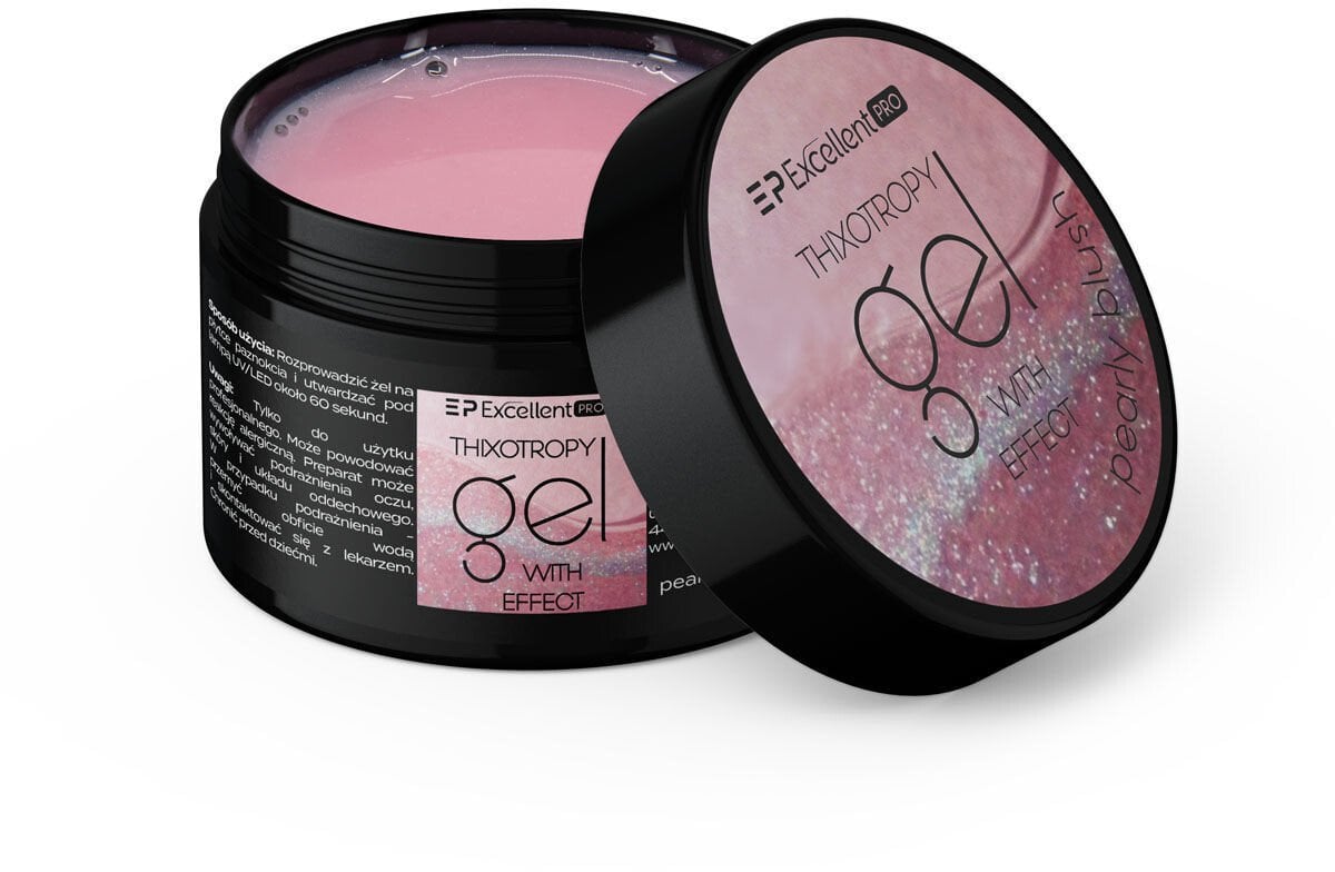 Excellent PRO Thixotropy Gel With Effect żel budujący Pearly Blush 15g