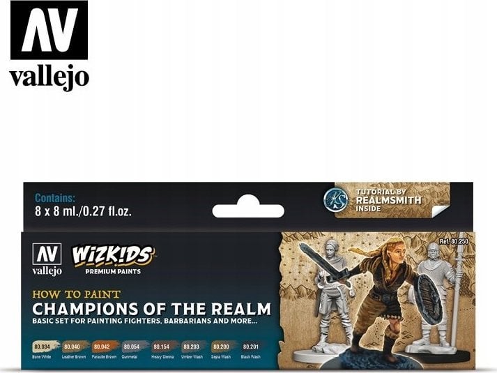 Vallejo Vallejo: Wizkids - Champions of the Realm 8x8 ml