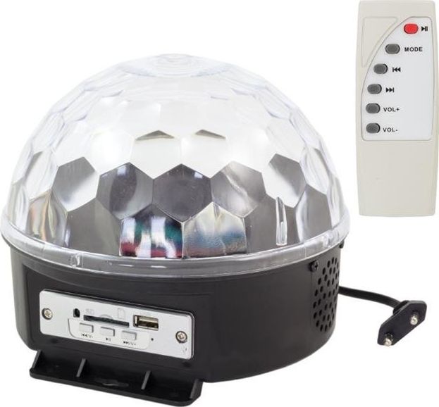 ZS39 KULA DYSKOTEKOWA LED MAGIC DISCO LASER USB uniwersalny