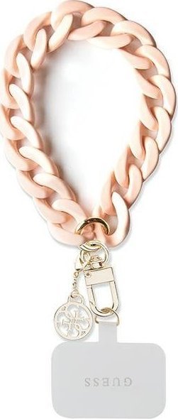 Guess Guess GUOUCBMC4MP Universal Big Hand Strap różowy/pink Acrylic 4G Charm